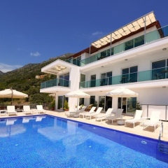 Villa Monte by Akdenizvillam Турция, Калкан - отзывы, цены и фото номеров - забронировать отель Villa Monte by Akdenizvillam онлайн бассейн фото 3