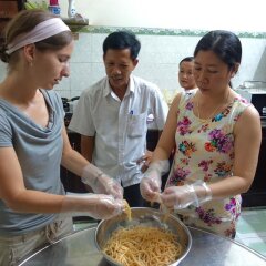 Отель Hoi An Leaf Homestay бассейн