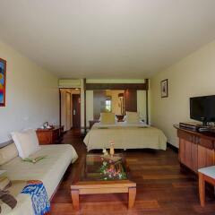Отель Manava Beach Resort & Spa Moorea Французская Полинезия, Папеэте - отзывы, цены и фото номеров - забронировать отель Manava Beach Resort & Spa Moorea онлайн комната для гостей фото 4