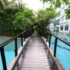 Отель Amazon Condo & Water Park Pattaya Паттайя приотельная территория