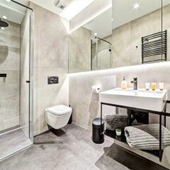 Отель E-Apartamenty Dominikanska Польша, Познань - отзывы, цены и фото номеров - забронировать отель E-Apartamenty Dominikanska онлайн ванная