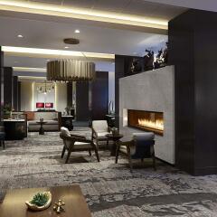 Отель Calgary Marriott Downtown Hotel Канада, Калгари - отзывы, цены и фото номеров - забронировать отель Calgary Marriott Downtown Hotel онлайн гостиничный бар