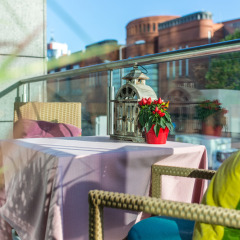 Отель IBB Andersia Hotel Польша, Познань - отзывы, цены и фото номеров - забронировать отель IBB Andersia Hotel онлайн балкон