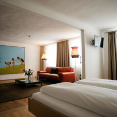 Отель Arthotel Blaue Gans комната для гостей фото 4