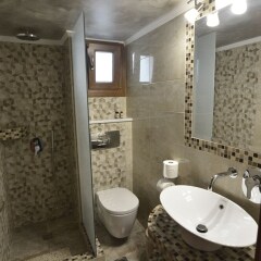 Отель Polydefkis Apartments Греция, Остров Санторини - отзывы, цены и фото номеров - забронировать отель Polydefkis Apartments онлайн ванная