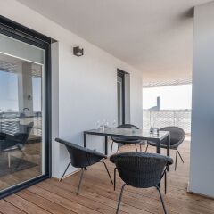 Отель RentPlanet - Apartament widokowy Atal Польша, Вроцлав - отзывы, цены и фото номеров - забронировать отель RentPlanet - Apartament widokowy Atal онлайн балкон