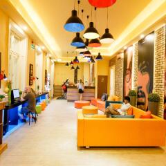 Full Moon Design Hostel Budapest Будапешт интерьер отеля