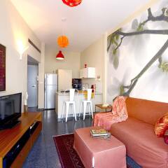 King George 83 Vacation apartments Израиль, Тель-Авив - 2 отзыва об отеле, цены и фото номеров - забронировать отель King George 83 Vacation apartments онлайн комната для гостей фото 3
