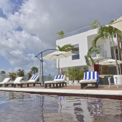 Отель Cache Hotel Boutique - Только для взрослых Мексика, Плая-дель-Кармен - отзывы, цены и фото номеров - забронировать отель Cache Hotel Boutique - Только для взрослых онлайн пляж фото 2