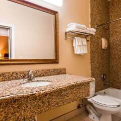 Отель Americas Best Value Inn-South Gate Downey США, Южные ворота - отзывы, цены и фото номеров - забронировать отель Americas Best Value Inn-South Gate Downey онлайн ванная фото 2