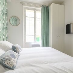 Отель Daumier - New 2 Bdrs Flat near la Seine Париж комната для гостей фото 5