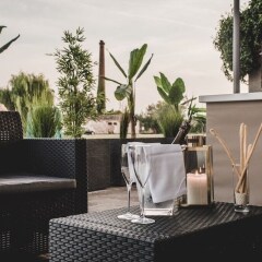 Отель Ristorante Alla Villa Fini Италия, Доло - отзывы, цены и фото номеров - забронировать отель Ristorante Alla Villa Fini онлайн балкон