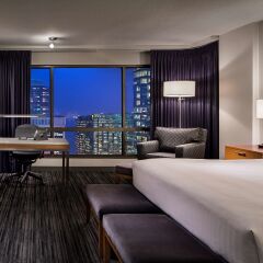 Отель Hyatt Regency Vancouver Канада, Ванкувер - 2 отзыва об отеле, цены и фото номеров - забронировать отель Hyatt Regency Vancouver онлайн комната для гостей фото 3