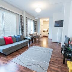 Апартаменты Helppo Hotelli Apartments Jyväskylä Ювяскюля комната для гостей фото 3