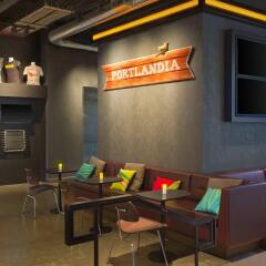 Отель Aloft Portland Airport at Cascade Station интерьер отеля фото 2