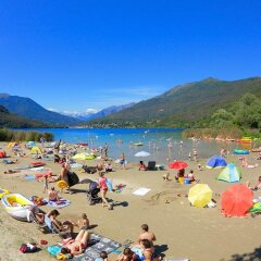 Отель Camping Continental Lido Вербания пляж фото 2