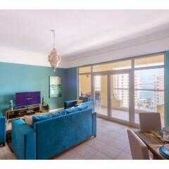 Апартаменты Keys Please Holiday Homes-Al Shahla Two Bedroom Apartment Palm Jumeirah комната для гостей фото 2