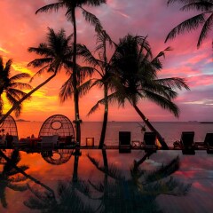 Отель Tango Luxe Beach Villa Samui бассейн