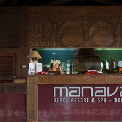 Отель Manava Beach Resort and Spa Moorea Французская Полинезия, Папеэте - отзывы, цены и фото номеров - забронировать отель Manava Beach Resort and Spa Moorea онлайн интерьер отеля фото 2