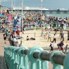 Отель Hilton Brighton Metropole пляж