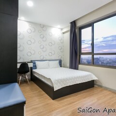 Апартаменты Saigon Apartment The Gold View комната для гостей фото 5
