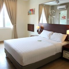 Отель Tune Hotel - Downtown Penang Малайзия, Пенанг - отзывы, цены и фото номеров - забронировать отель Tune Hotel - Downtown Penang онлайн комната для гостей фото 5