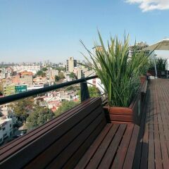 Отель Filadelfia Suites Hotel Boutique Мексика, Мехико - отзывы, цены и фото номеров - забронировать отель Filadelfia Suites Hotel Boutique онлайн балкон