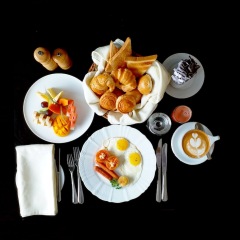 Отель Cafe Aroma Inn питание
