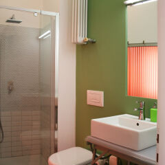 Отель Loft Padova Bed&Breakfast Италия, Падуя - отзывы, цены и фото номеров - забронировать отель Loft Padova Bed&Breakfast онлайн ванная фото 2