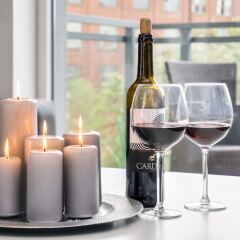Апартаменты Elite Apartments Cityview Center Гданьск гостиничный бар
