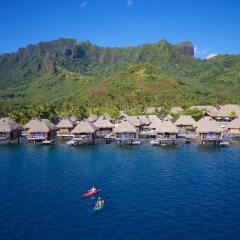 Отель Manava Beach Resort and Spa Moorea Французская Полинезия, Папеэте - отзывы, цены и фото номеров - забронировать отель Manava Beach Resort and Spa Moorea онлайн пляж фото 2