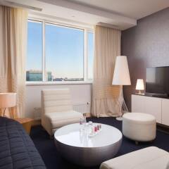 Гостиница Radisson Blu Belorusskaya комната для гостей фото 5