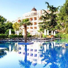 Отель Primoretz Grand Hotel & SPA Болгария, Бургас - 3 отзыва об отеле, цены и фото номеров - забронировать отель Primoretz Grand Hotel & SPA онлайн бассейн фото 2