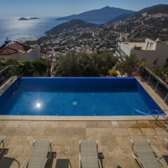 Villa Horizon by Akdenizvillam Турция, Калкан - отзывы, цены и фото номеров - забронировать отель Villa Horizon by Akdenizvillam онлайн бассейн фото 3