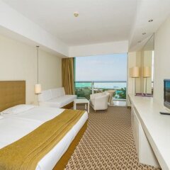 Kervansaray Kundu Beach Hotel Турция, Кунду - 5 отзывов об отеле, цены и фото номеров - забронировать отель Kervansaray Kundu Beach Hotel онлайн комната для гостей фото 3