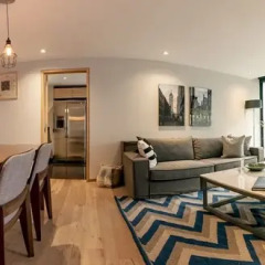 Отель Beautiful 2br apt in the Heart of Polanco Мехико комната для гостей