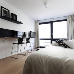 Отель BeFlats Apart Hotel Бельгия, Брюссель - отзывы, цены и фото номеров - забронировать отель BeFlats Apart Hotel онлайн комната для гостей фото 4