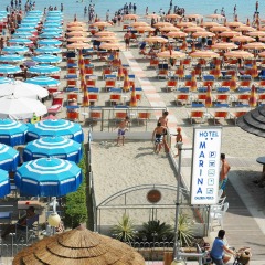 Hotel Marina Гаттео-а-Маре пляж фото 2
