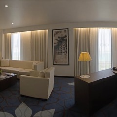 Отель Crowne Plaza Abu Dhabi Yas Island комната для гостей фото 5