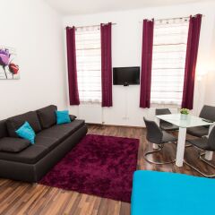 Апартаменты Checkvienna – Apartment Rossauer Lande Вена комната для гостей фото 2