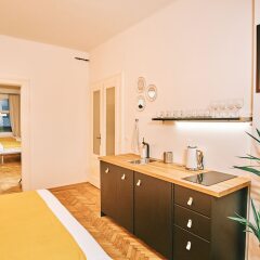Отель CAMŌ ROOMS - Boutique Aparthotel Чехия, Прага - отзывы, цены и фото номеров - забронировать отель CAMŌ ROOMS - Boutique Aparthotel онлайн комната для гостей фото 3