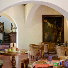 Отель Relais La Torre Ареццо гостиничный бар