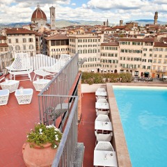 Отель Grand Hotel Minerva Италия, Флоренция - 5 отзывов об отеле, цены и фото номеров - забронировать отель Grand Hotel Minerva онлайн балкон