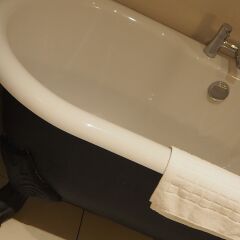 Отель Velvet Hotel Великобритания, Манчестер - отзывы, цены и фото номеров - забронировать отель Velvet Hotel онлайн ванная фото 2