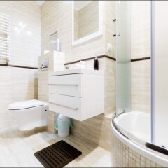 Отель P&O Apartments Fabryczna Польша, Варшава - отзывы, цены и фото номеров - забронировать отель P&O Apartments Fabryczna онлайн ванная