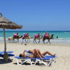 Отель Fiesta Beach Djerba - All Inclusive Тунис, Мидун - 2 отзыва об отеле, цены и фото номеров - забронировать отель Fiesta Beach Djerba - All Inclusive онлайн пляж фото 2