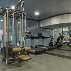 Отель Hollywoodland Wellness And Spa Белград фитнесс-зал фото 3