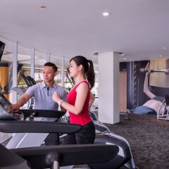 Отель Grand Mercure Yogyakarta Adi Sucipto Индонезия, Слеман - отзывы, цены и фото номеров - забронировать отель Grand Mercure Yogyakarta Adi Sucipto онлайн фитнесс-зал фото 3