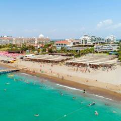Crystal Waterworld Resort & Spa Турция, Богазкент - 2 отзыва об отеле, цены и фото номеров - забронировать отель Crystal Waterworld Resort & Spa онлайн пляж фото 2