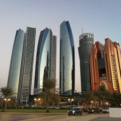 Grand Continental Flamingo Hotel Абу-Даби вид на фасад